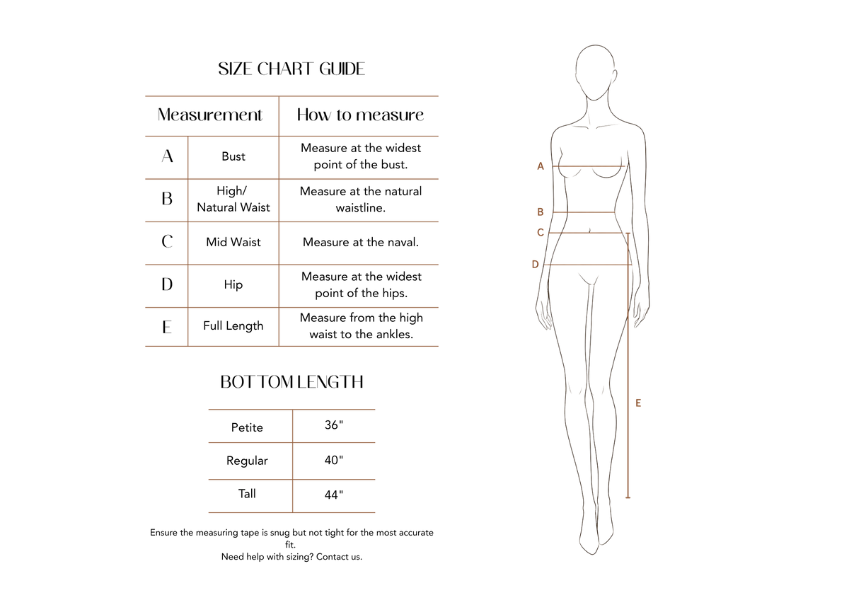Size Chart Guide 1