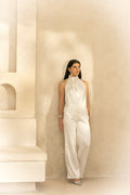JUNO — Straight Satin Trousers