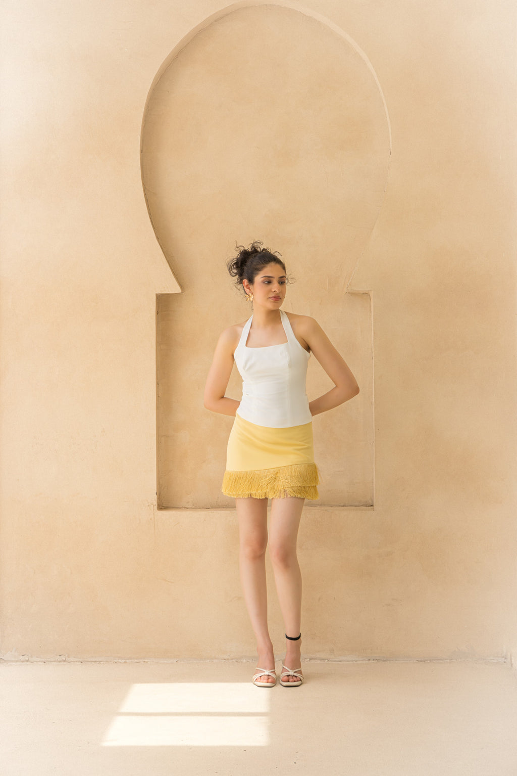 Rowan & Faye Set- White & Yellow